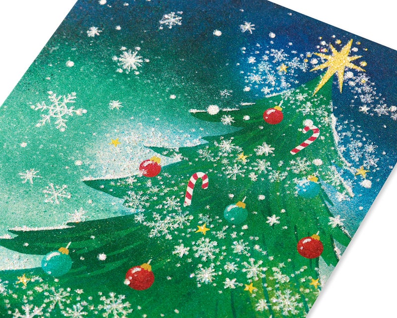 Papyrus Boxed Holiday Christmas Cards, Magical Tree Top, 20 Count - Image 5